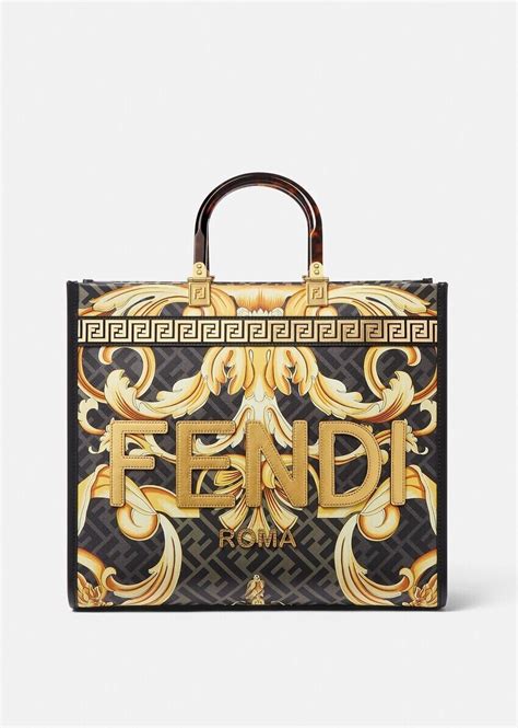 versace fragrance tote bag|fendi versace tote bag.